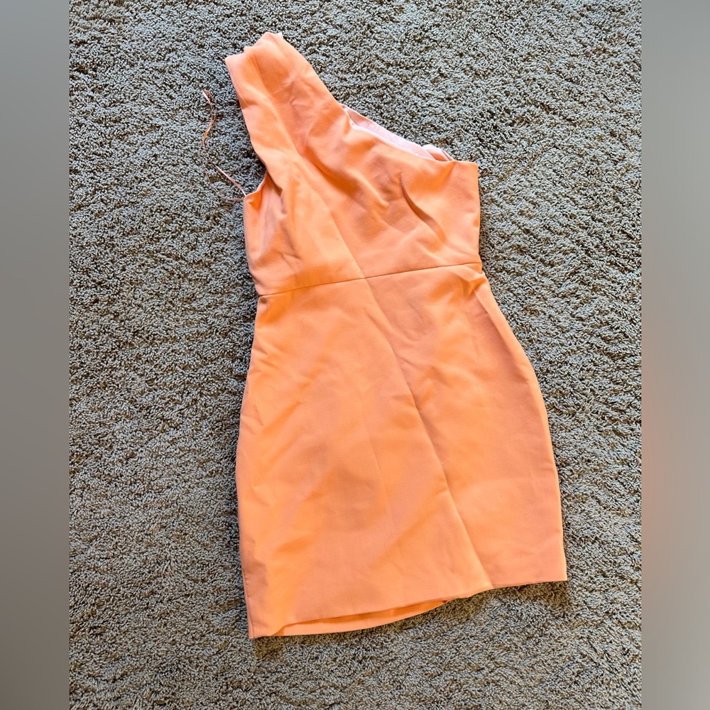 Likely Orange One Shoulder Size 8 - Picture 3 of 3